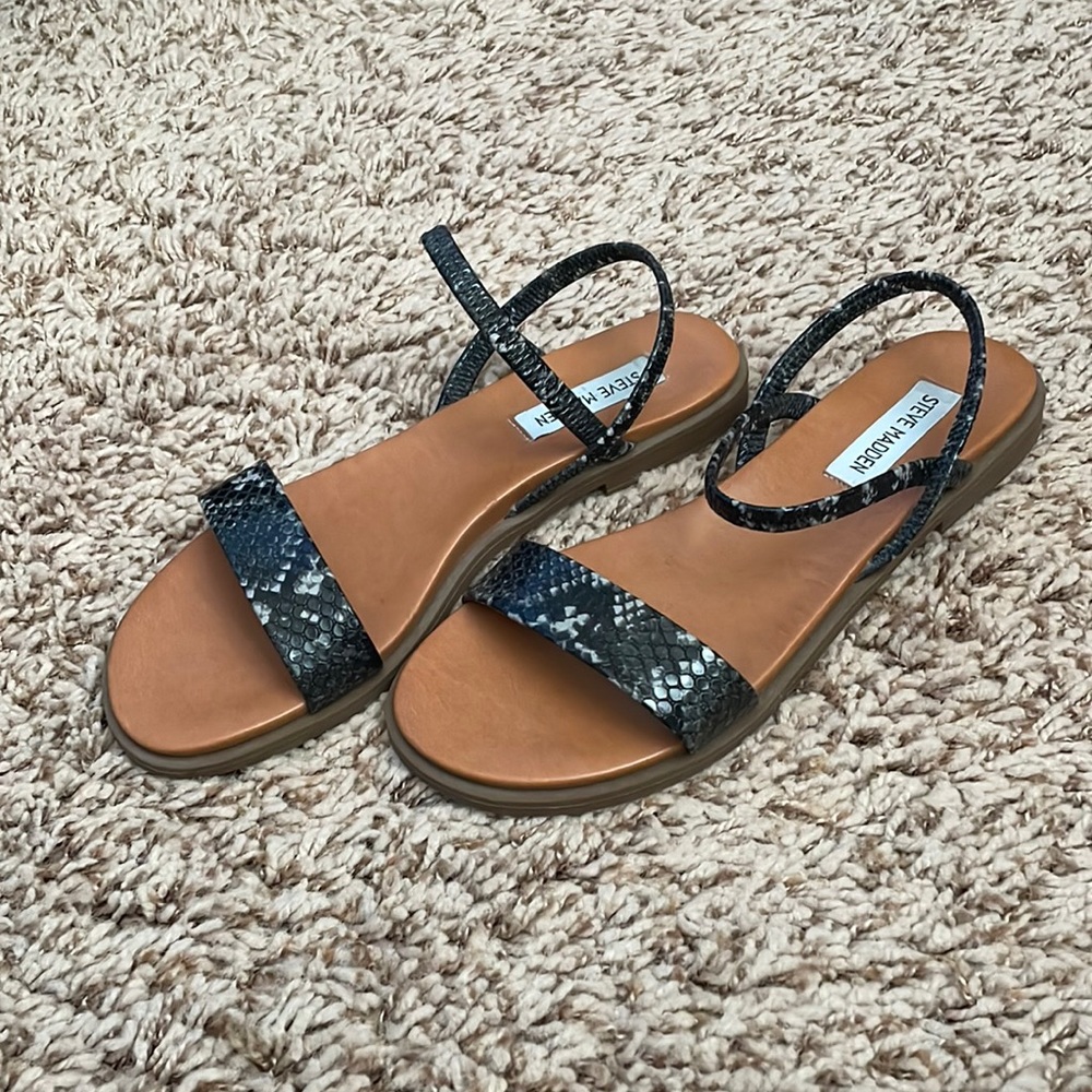 Steve Madden Snakeskin Sandals